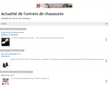 Tablet Screenshot of actuchaussure.blogspot.com