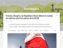 Tablet Screenshot of laecristiana.blogspot.com