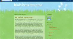 Desktop Screenshot of birdsbeesbiz.blogspot.com