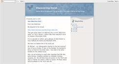 Desktop Screenshot of discoveringderek.blogspot.com