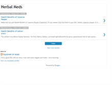 Tablet Screenshot of herbalmedications.blogspot.com