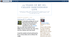 Desktop Screenshot of 15yearsofmysarcoidlife.blogspot.com