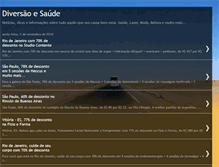 Tablet Screenshot of diversaoesaude.blogspot.com