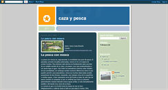 Desktop Screenshot of cazamaspesca.blogspot.com