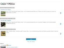 Tablet Screenshot of cazamaspesca.blogspot.com