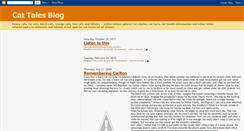 Desktop Screenshot of cat-tales-blog.blogspot.com