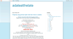 Desktop Screenshot of adateatthetate.blogspot.com