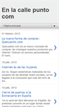 Mobile Screenshot of enlacallepuntocom.blogspot.com