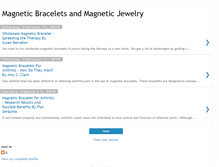 Tablet Screenshot of magnetic-bracelets-and-magnetic-jewel.blogspot.com