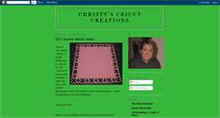 Desktop Screenshot of christyscricutcreations.blogspot.com