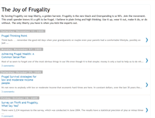 Tablet Screenshot of frugaljoy.blogspot.com