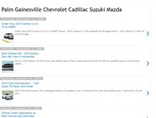 Tablet Screenshot of gainesvillechevy.blogspot.com