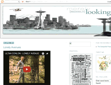 Tablet Screenshot of merelylooking.blogspot.com