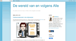 Desktop Screenshot of alleswereld.blogspot.com
