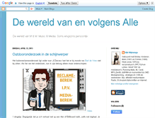 Tablet Screenshot of alleswereld.blogspot.com