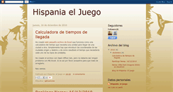 Desktop Screenshot of hispania-juego.blogspot.com