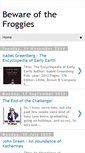 Mobile Screenshot of bewareofthefroggies.blogspot.com
