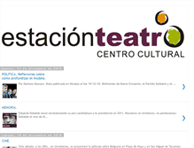 Tablet Screenshot of estacionteatro.blogspot.com