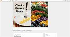 Desktop Screenshot of chunkymonkeymenus.blogspot.com