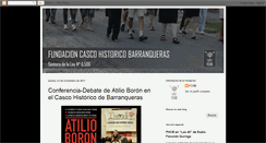 Desktop Screenshot of cascohistoricobarranqueras.blogspot.com