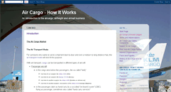 Desktop Screenshot of air-cargo-how-it-works.blogspot.com