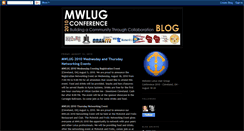 Desktop Screenshot of mwlug.blogspot.com