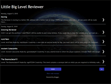 Tablet Screenshot of littlebigreviewer.blogspot.com