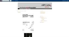 Desktop Screenshot of anchoasconchocolate.blogspot.com