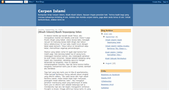 Desktop Screenshot of cerpenislami.blogspot.com