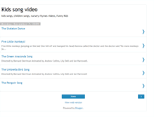 Tablet Screenshot of kidsongvideo.blogspot.com