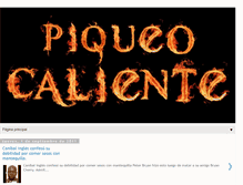 Tablet Screenshot of piqueocaliente.blogspot.com