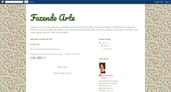 Desktop Screenshot of fazendoarteonline.blogspot.com