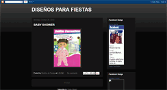Desktop Screenshot of disenosparafiestas.blogspot.com