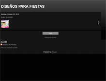Tablet Screenshot of disenosparafiestas.blogspot.com