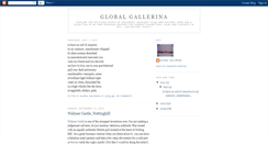Desktop Screenshot of globalgallerina.blogspot.com