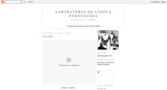 Desktop Screenshot of lab-portugues.blogspot.com