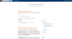 Desktop Screenshot of aischallenge.blogspot.com