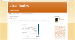 Desktop Screenshot of liisanluukku.blogspot.com