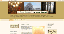 Desktop Screenshot of anaustinhomestead.blogspot.com