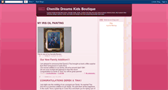Desktop Screenshot of chenilledreamskidsboutique.blogspot.com