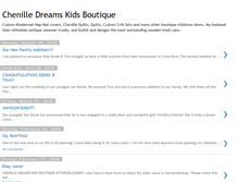 Tablet Screenshot of chenilledreamskidsboutique.blogspot.com