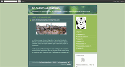 Desktop Screenshot of decarnesargentinas.blogspot.com