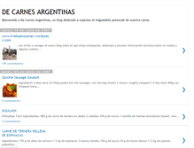 Tablet Screenshot of decarnesargentinas.blogspot.com