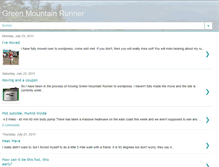 Tablet Screenshot of greenmountainrunner.blogspot.com