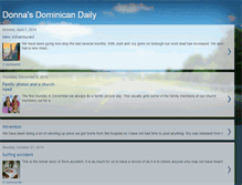 Tablet Screenshot of donnasdominicandaily.blogspot.com