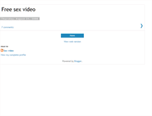 Tablet Screenshot of freeindiansexvideo.blogspot.com