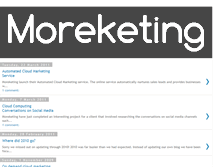 Tablet Screenshot of moreketing.blogspot.com