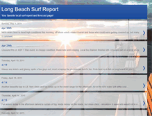 Tablet Screenshot of longbeachsurfreport.blogspot.com