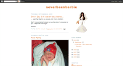 Desktop Screenshot of neverbeenbarbie.blogspot.com