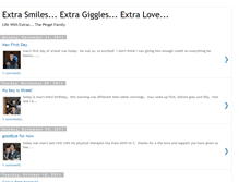 Tablet Screenshot of lifewithextras.blogspot.com